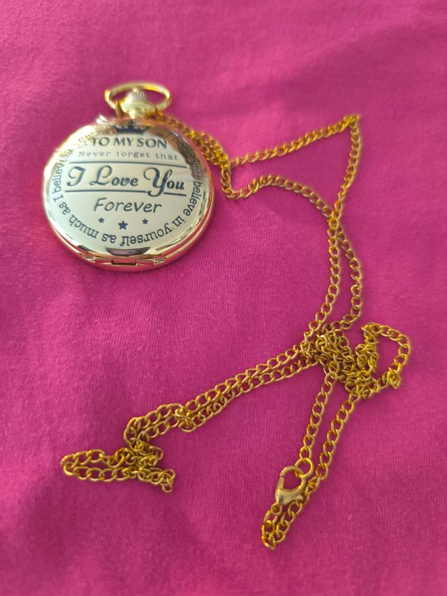 Reloj Bolsillo Dorado