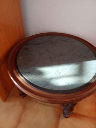 Mesa centro redonda mármol