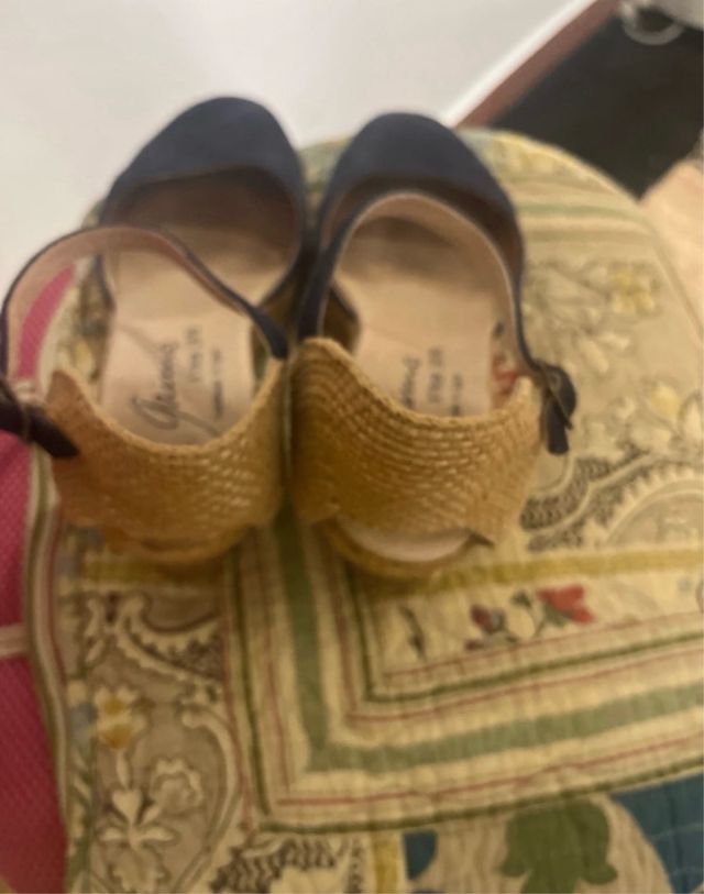 Gaimo-Alpargatas azul marino-talla 38