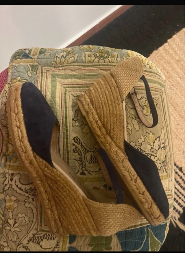 Gaimo-Alpargatas azul marino-talla 38