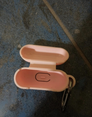 Custodia silicone auricolari rosa