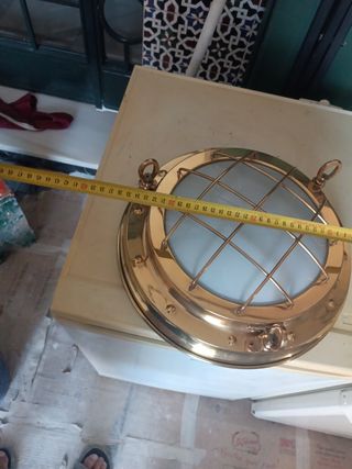 Plafón náutico dorado vintage