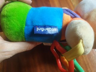 Peluche Perro Bebés con sonajero y mordedor