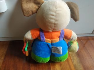 Peluche Perro Bebés con sonajero y mordedor