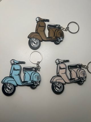 Portachiavi Vespa classici: colore personalizzato