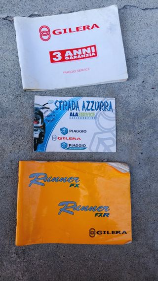 Libretti Gilera Runner FX Fxr 125 180 2t