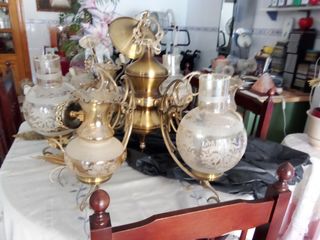 Lamparas salon vintage - 5 piezas
