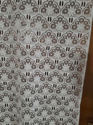 Runner pizzo vintage bianco