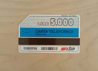 Scheda telefonica Stadio Alpi Torino SIP