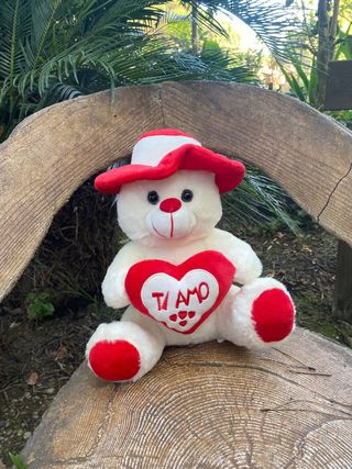 Orsetto peluche San Valentino 30cm