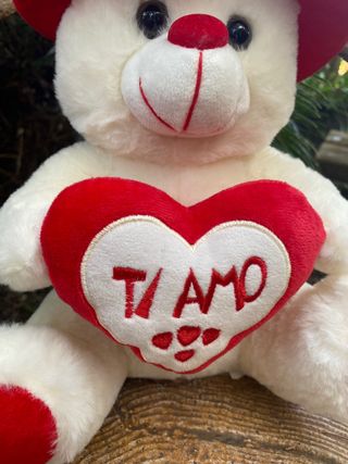 Orsetto peluche San Valentino 30cm