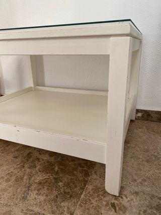 Mesa de centro HAVSTA Ikea con cristal