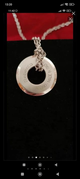 Collar Rebecca dorado y plateado