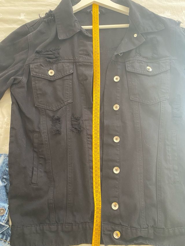 Giacca Jeans Black Distressed Tg.S