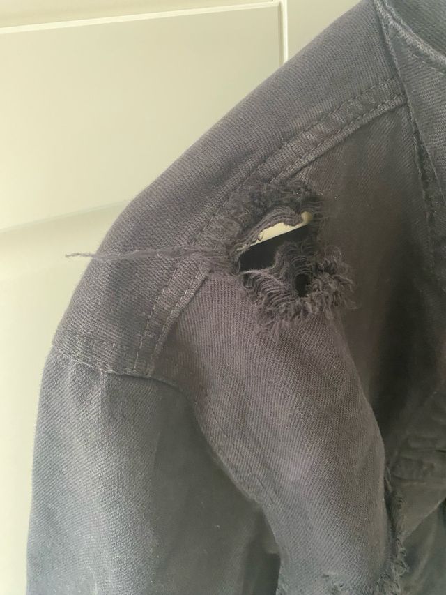 Giacca Jeans Black Distressed Tg.S