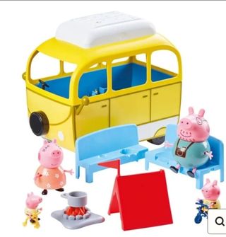 Pack Autocaravana, Ambulancia y muñecos Peppa Pig