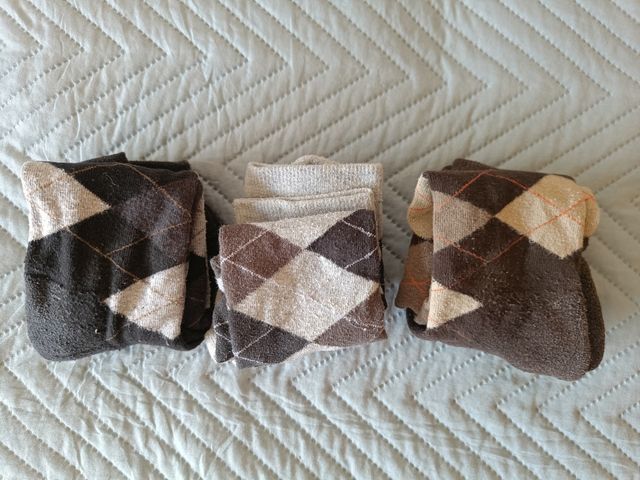 3 pares Calcetines hípica niños. 8-10 años