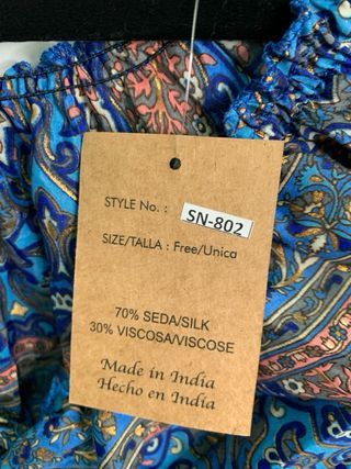 Vestido largo boho - talla única
