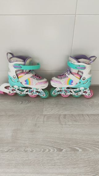 Patines en línea niña, talla 28-31