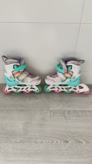 Patines en línea niña, talla 28-31