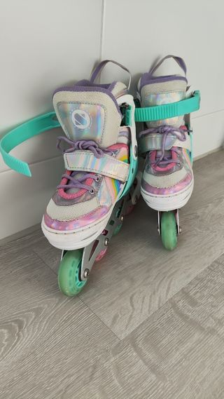 Patines en línea niña, talla 28-31