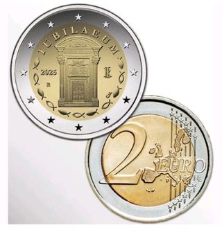 Moneda conmemorativa 2€ Italia 2025. JUBILEO