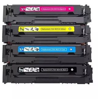 LOTE 4 TONERS COMPATIBLES HP 216A
