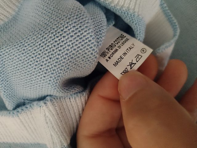 Completo neonato cotone azzurro