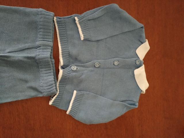 Completo neonato maglia e pantaloni