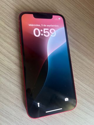 iPhone 12 mini rojo