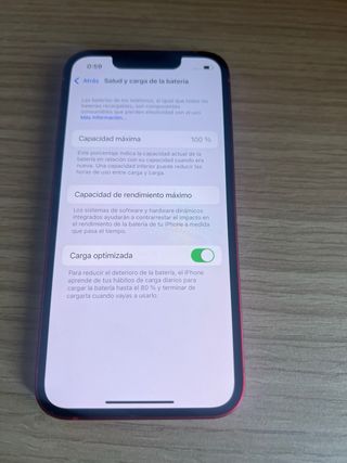iPhone 12 mini rojo