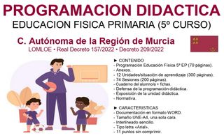 PROGRAMACION EDUCACION FISICA 5o PRIMARIA (MUR)