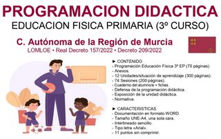 PROGRAMACION EDUCACION FISICA 3o PRIMARIA (MUR)