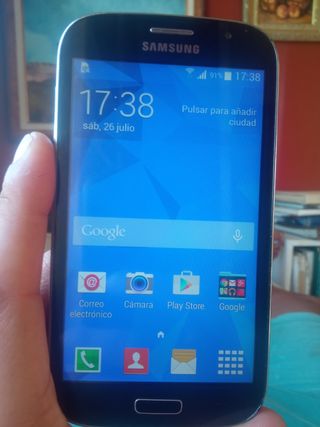 Samsung Galaxy - móvil negro