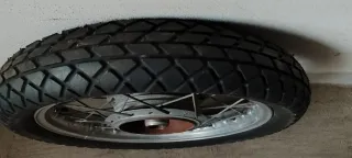 Ruedas moto Ossa clásica