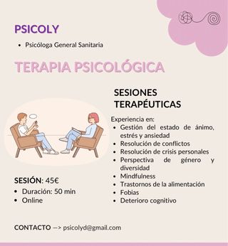 Terapia psicológica Online