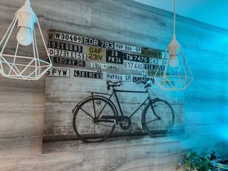 Cuadro bicicleta vintage