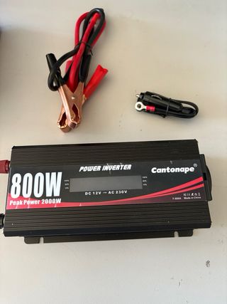 Inversor Corriente 800W - 2000W Pico