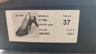 Zapatos Argenta negros mujer
