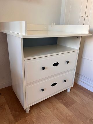 Cambiador cómoda Sundvik Ikea blanco