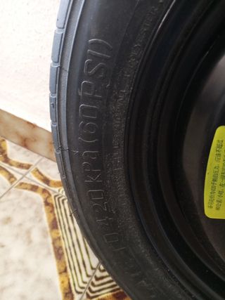 Llanta repuesto 15" - Neumático