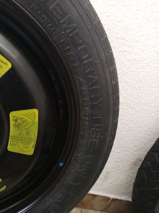 Llanta repuesto 15" - Neumático