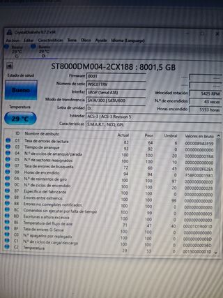 Disco Duro externo Seagate 8TB Desktop Drive