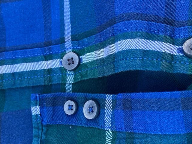 Camisa Springfield cuadros azul-verde