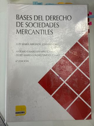 Bases del derecho de sociedades mercantiles