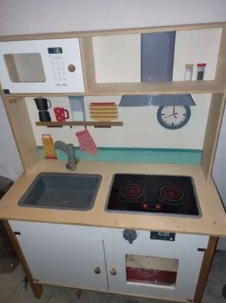 Cocinita madera infantil juguete