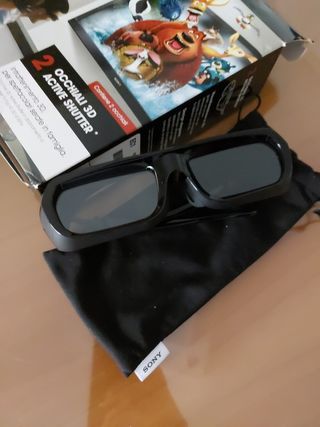 2 Occhiali 3D Sony Active Shutter