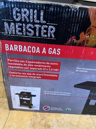 Barbacoa a gas Grillmeister - 2 quemadores