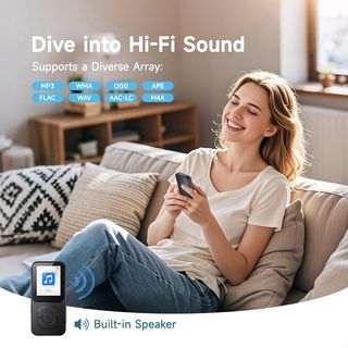 NUEVO - Reproductor MP3 64GB Bluetooth 5.3