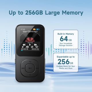 NUEVO - Reproductor MP3 64GB Bluetooth 5.3